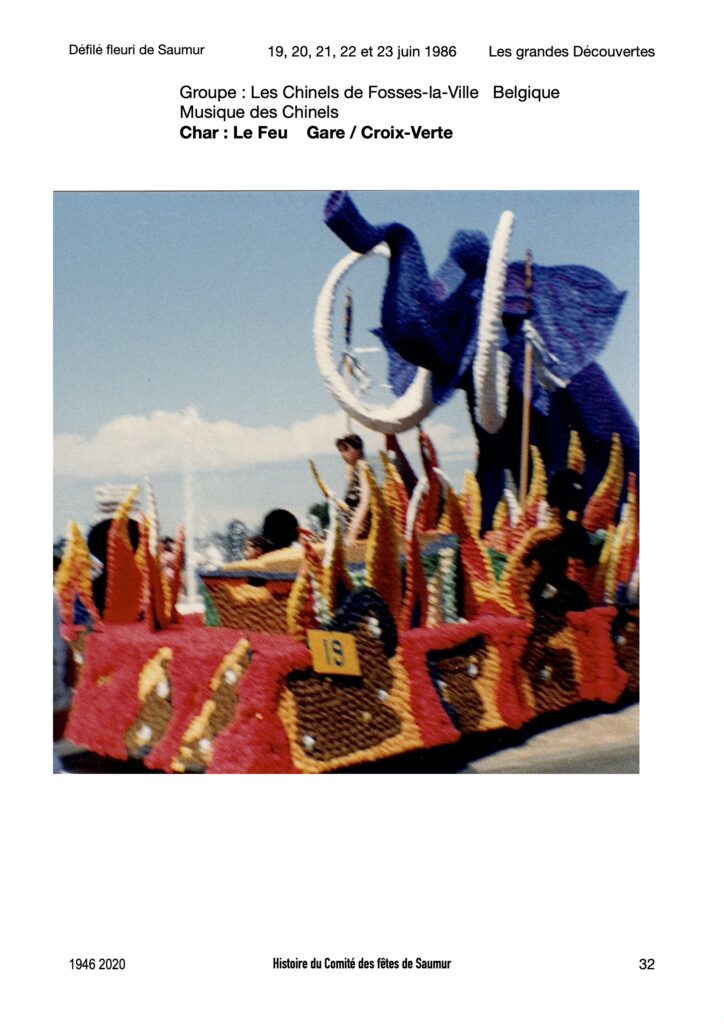 Saumur Mémoires de Fêtes - 1986