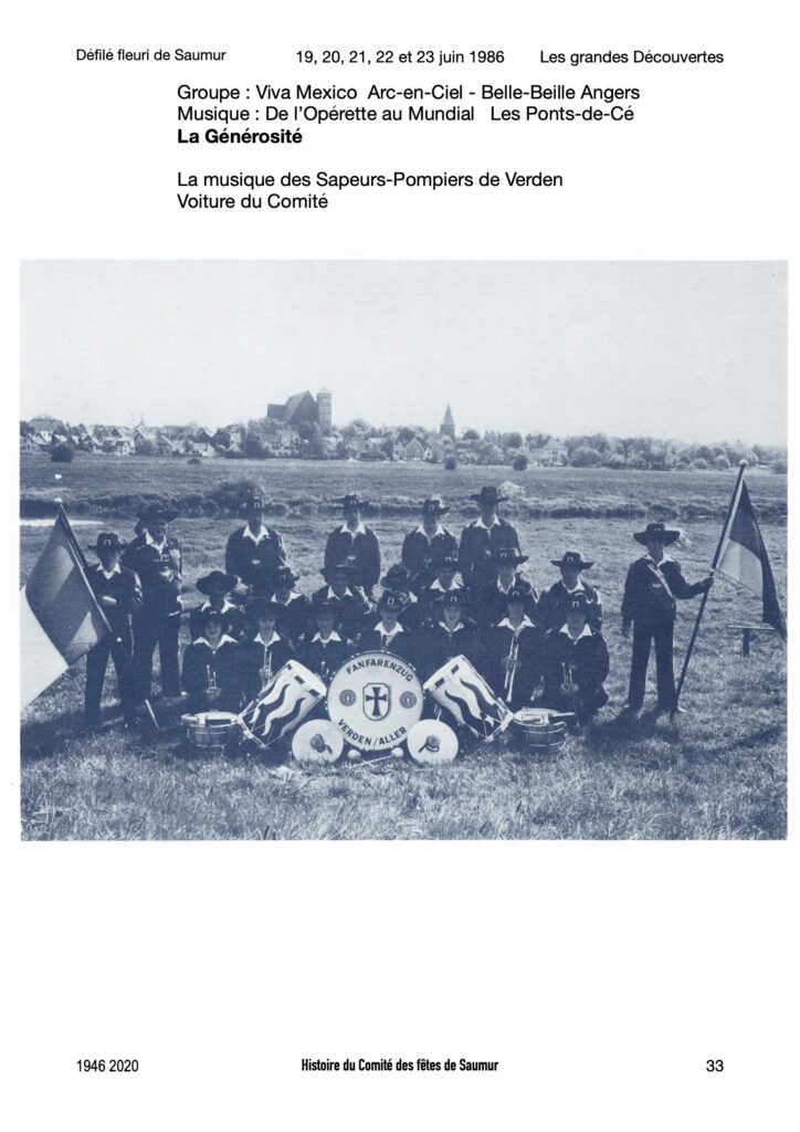 Saumur Mémoires de Fêtes - 1986