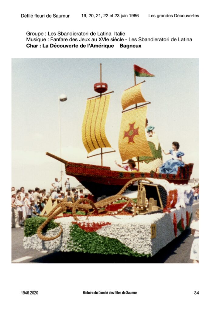 Saumur Mémoires de Fêtes - 1986