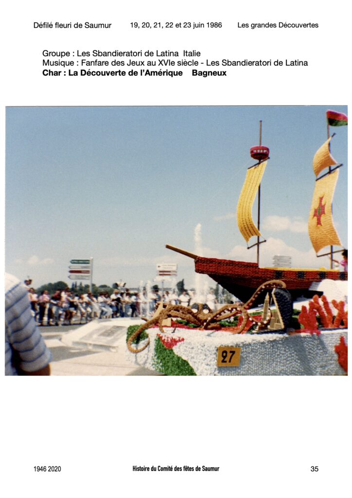 Saumur Mémoires de Fêtes - 1986