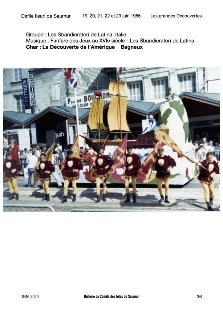 Saumur Mémoires de Fêtes - 1986