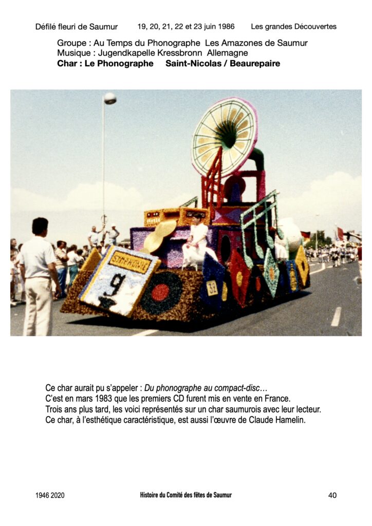 Saumur Mémoires de Fêtes - 1986