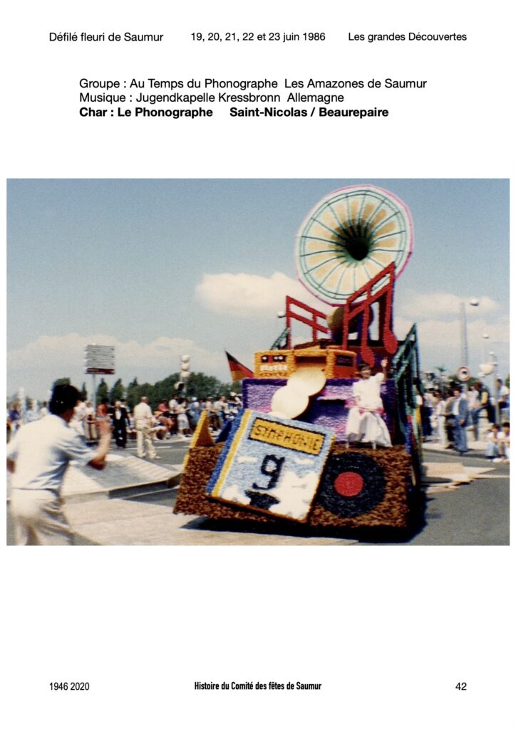 Saumur Mémoires de Fêtes - 1986