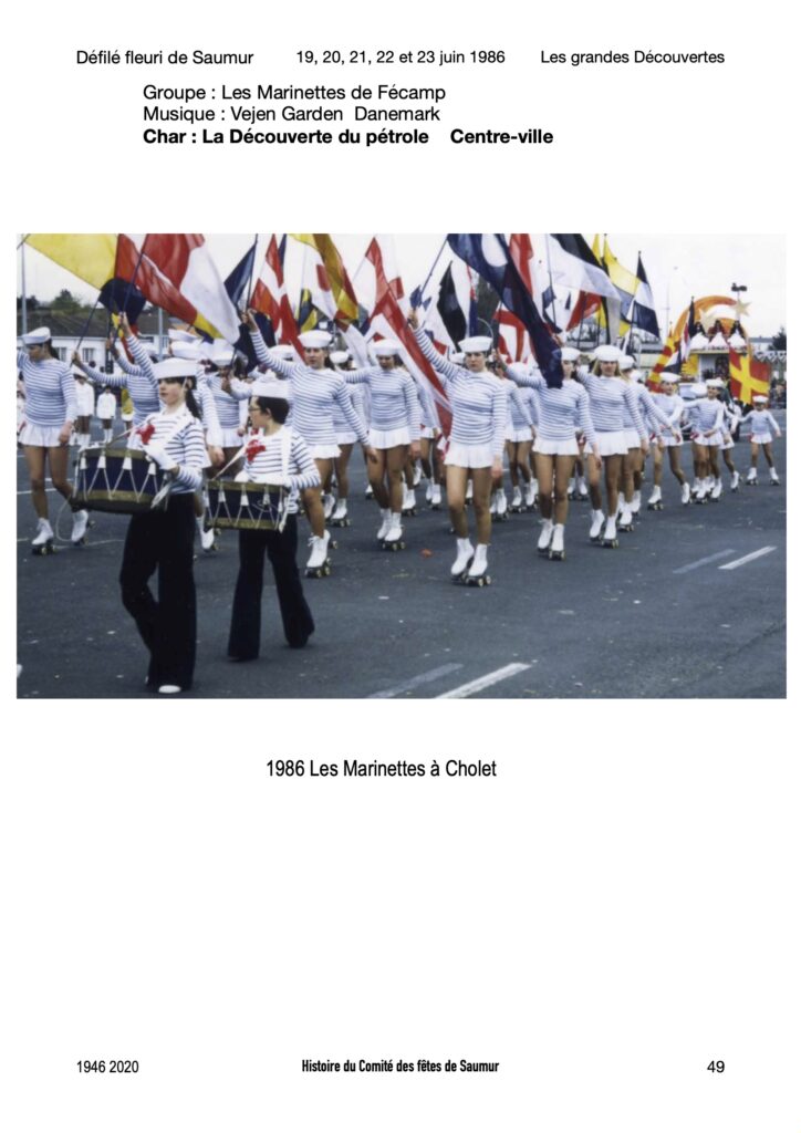 Saumur Mémoires de Fêtes - 1986