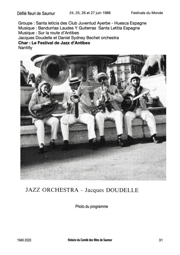 Saumur Mémoires de Fêtes - 1988