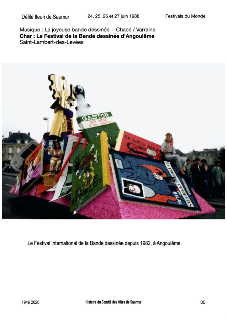 Saumur Mémoires de Fêtes - 1988