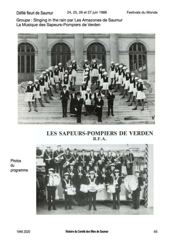 Saumur Mémoires de Fêtes - 1988