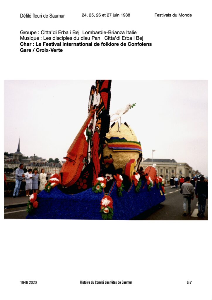 Saumur Mémoires de Fêtes - 1988