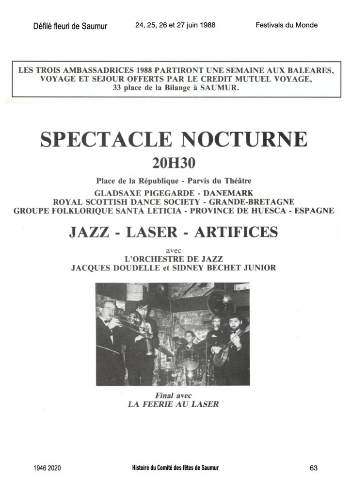 Saumur Mémoires de Fêtes - 1988