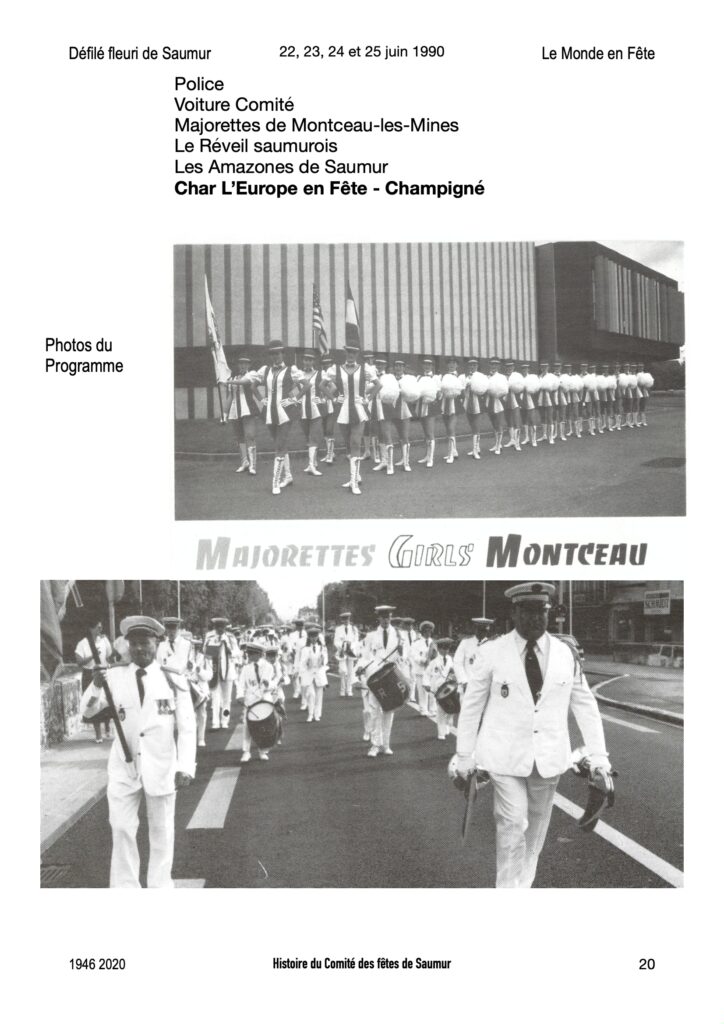Saumur Mémoires de Fêtes - 1990