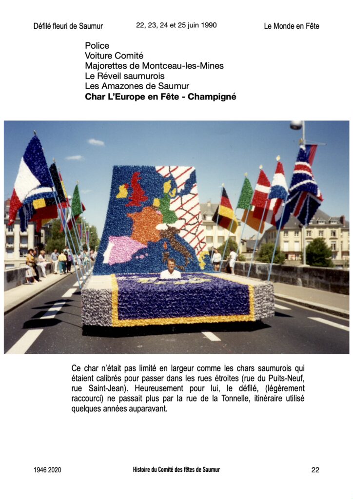 Saumur Mémoires de Fêtes - 1990