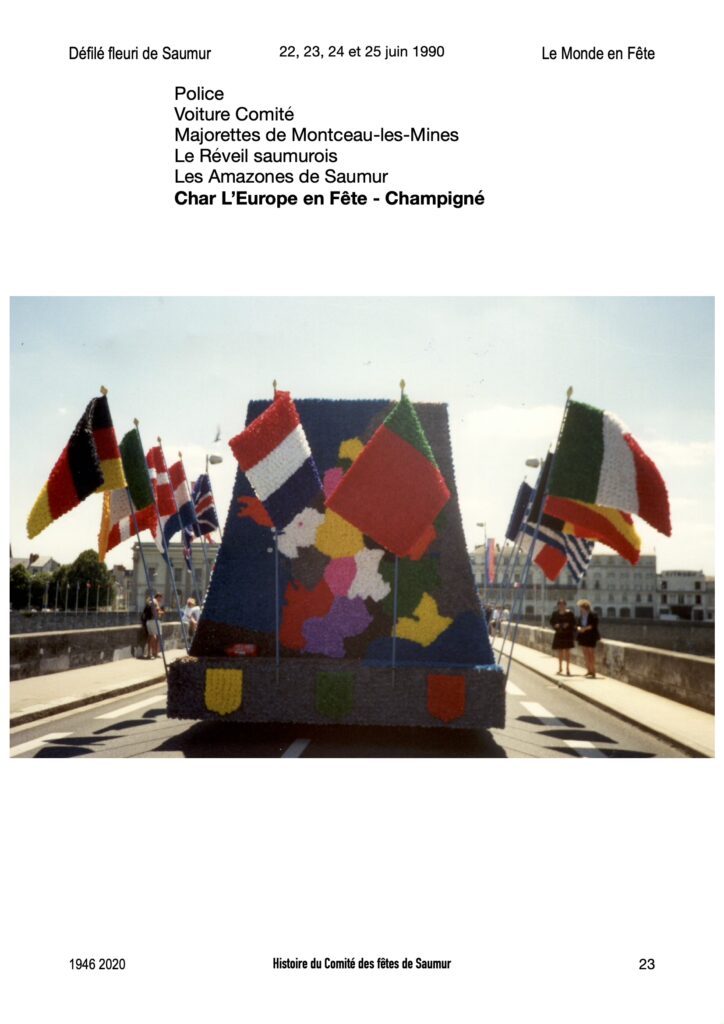 Saumur Mémoires de Fêtes - 1990