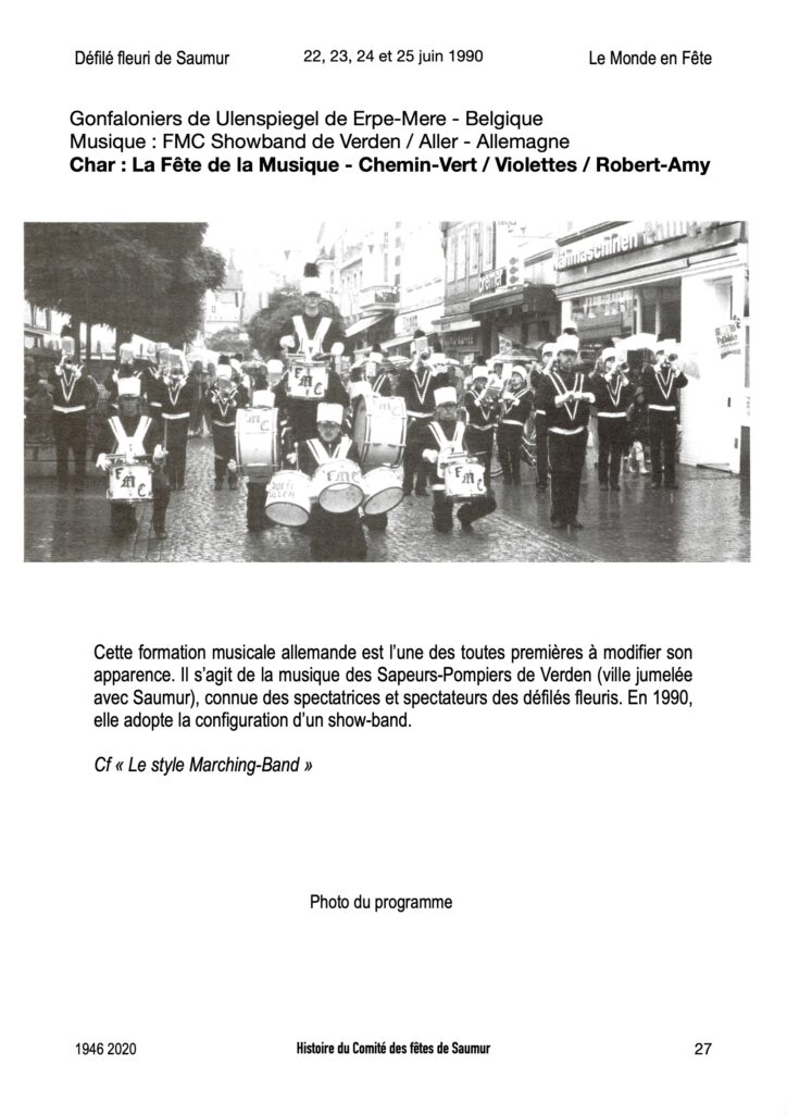 Saumur Mémoires de Fêtes - 1990