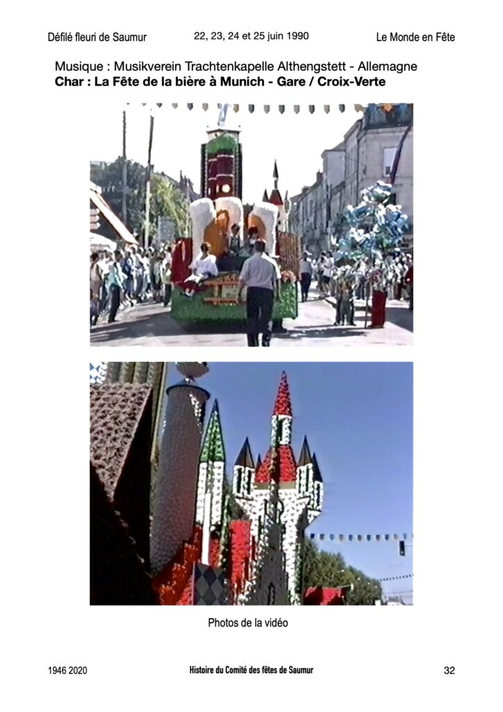 Saumur Mémoires de Fêtes - 1990