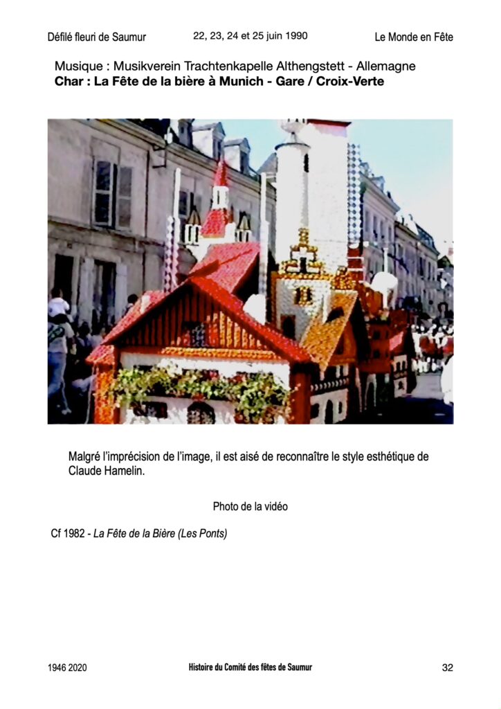Saumur Mémoires de Fêtes - 1990