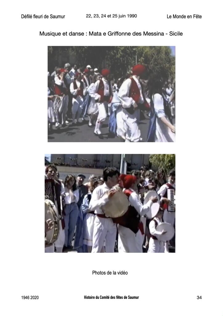 Saumur Mémoires de Fêtes - 1990
