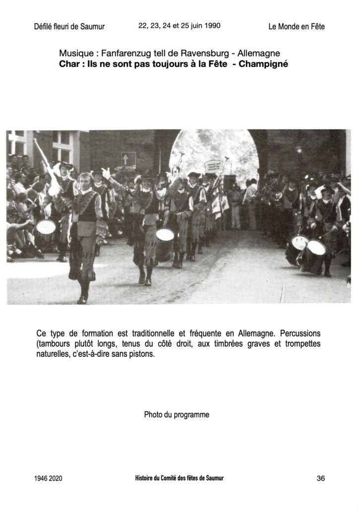 Saumur Mémoires de Fêtes - 1990