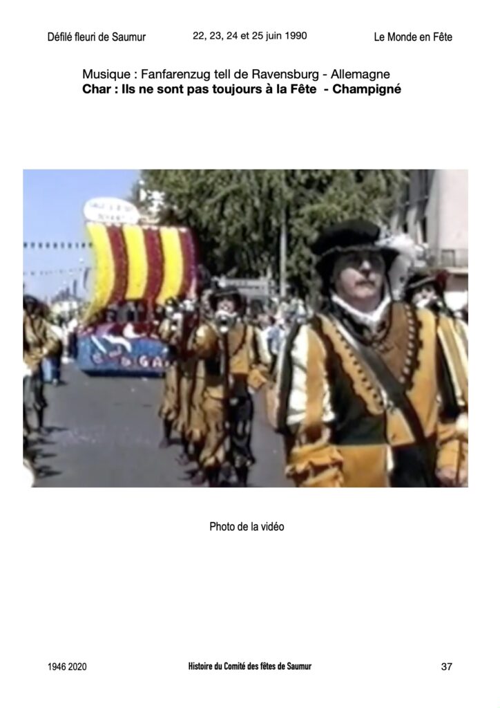 Saumur Mémoires de Fêtes - 1990