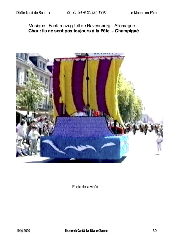 Saumur Mémoires de Fêtes - 1990