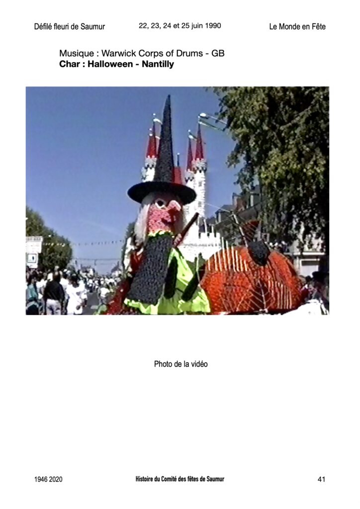 Saumur Mémoires de Fêtes - 1990