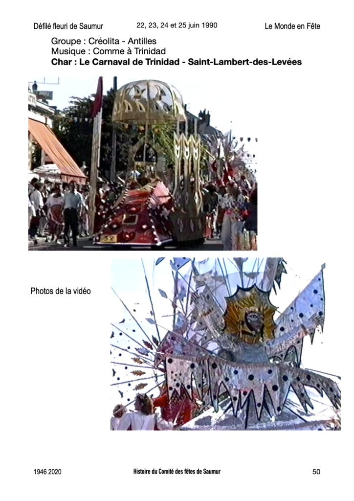 Saumur Mémoires de Fêtes - 1990