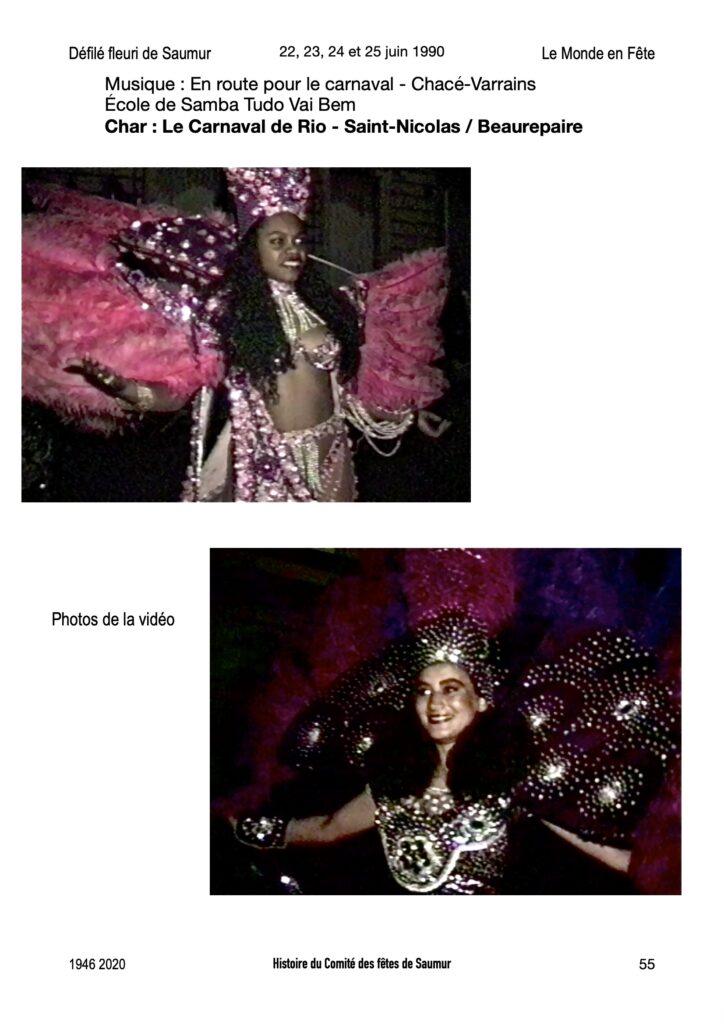 Saumur Mémoires de Fêtes - 1990