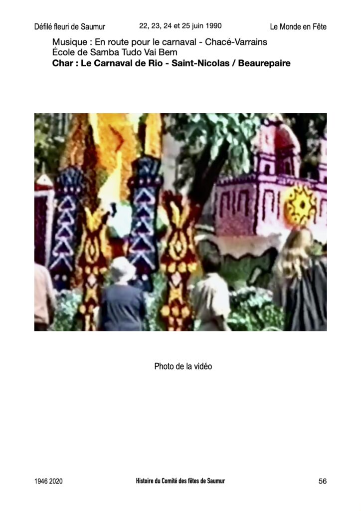 Saumur Mémoires de Fêtes - 1990
