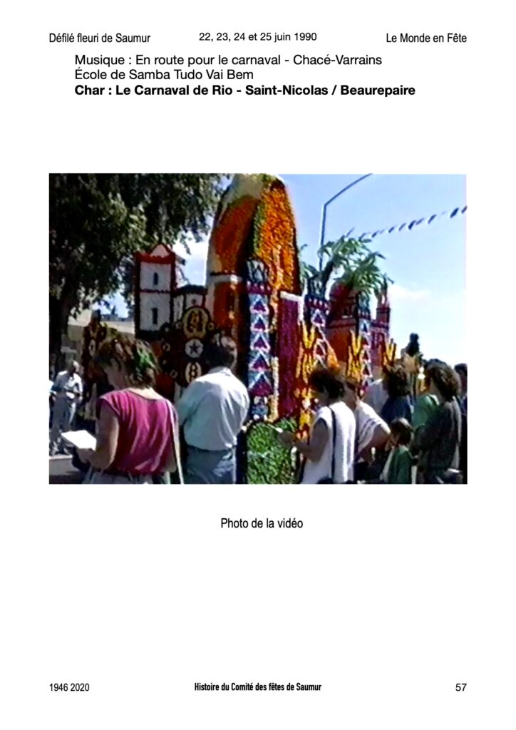 Saumur Mémoires de Fêtes - 1990