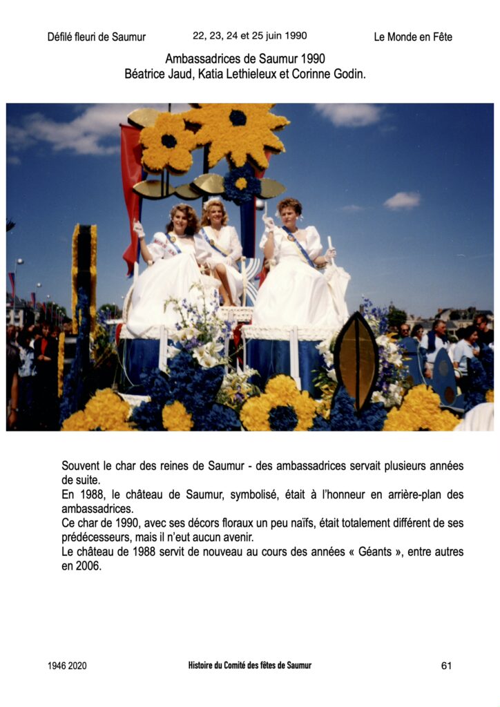 Saumur Mémoires de Fêtes - 1990
