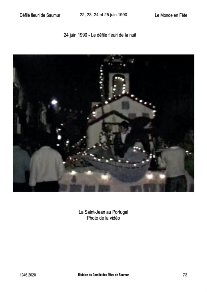 Saumur Mémoires de Fêtes - 1990
