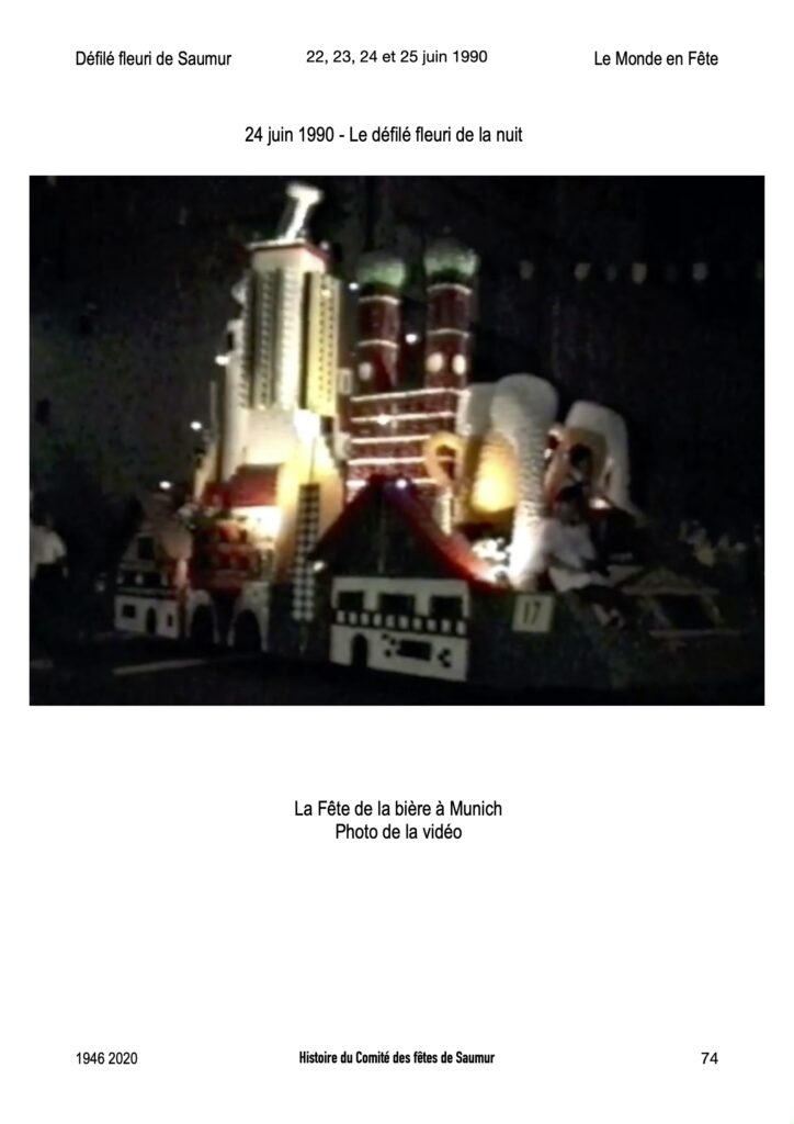 Saumur Mémoires de Fêtes - 1990
