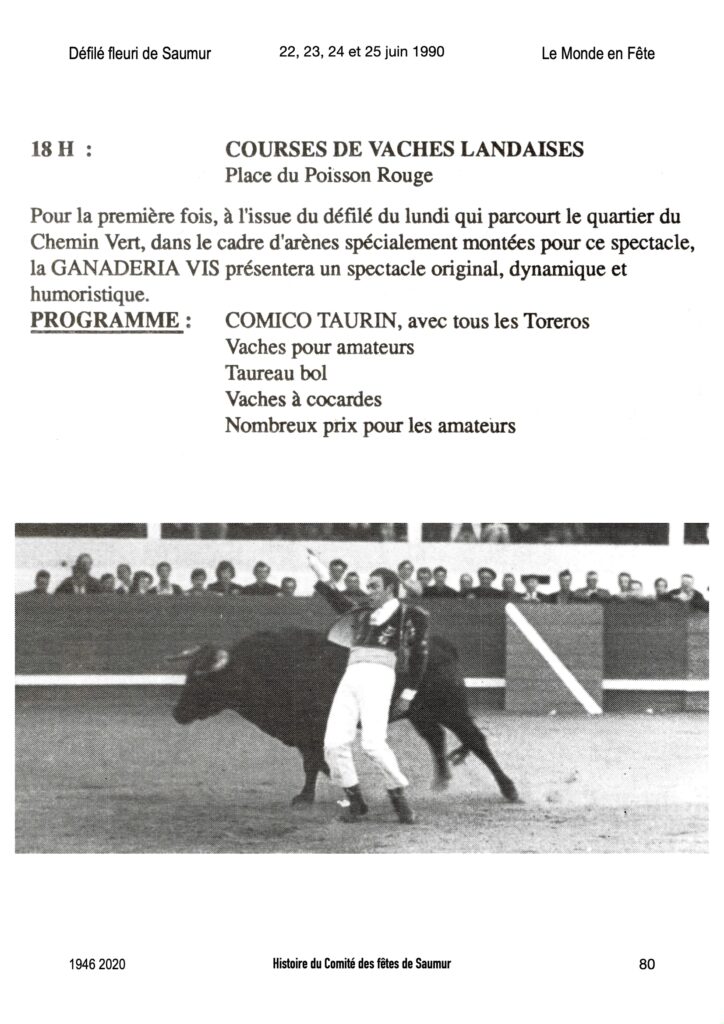 Saumur Mémoires de Fêtes - 1990