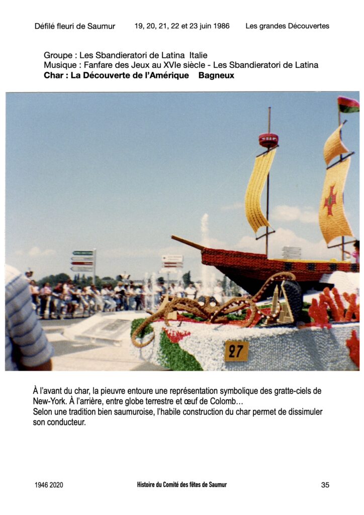Saumur Mémoires de Fêtes - 1986