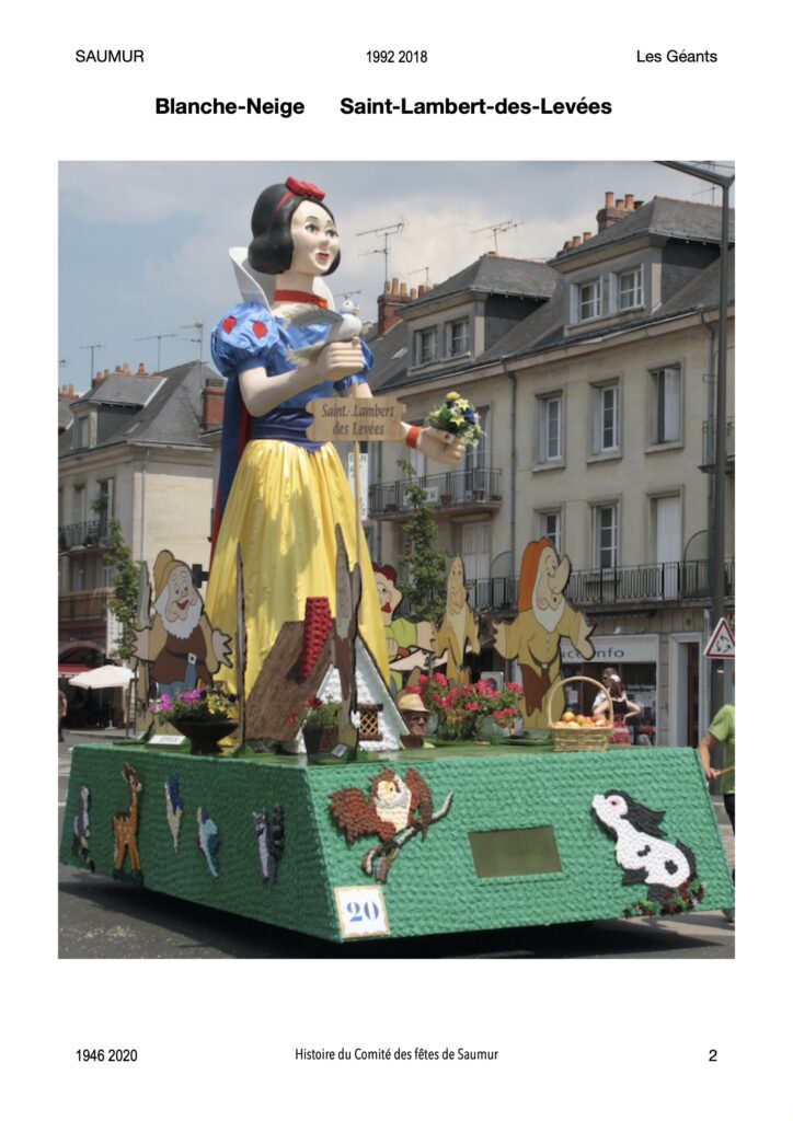 Saumur Mémoires de Fêtes - Les Géants