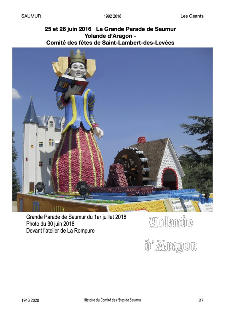 Saumur Mémoires de Fêtes - Les Géants