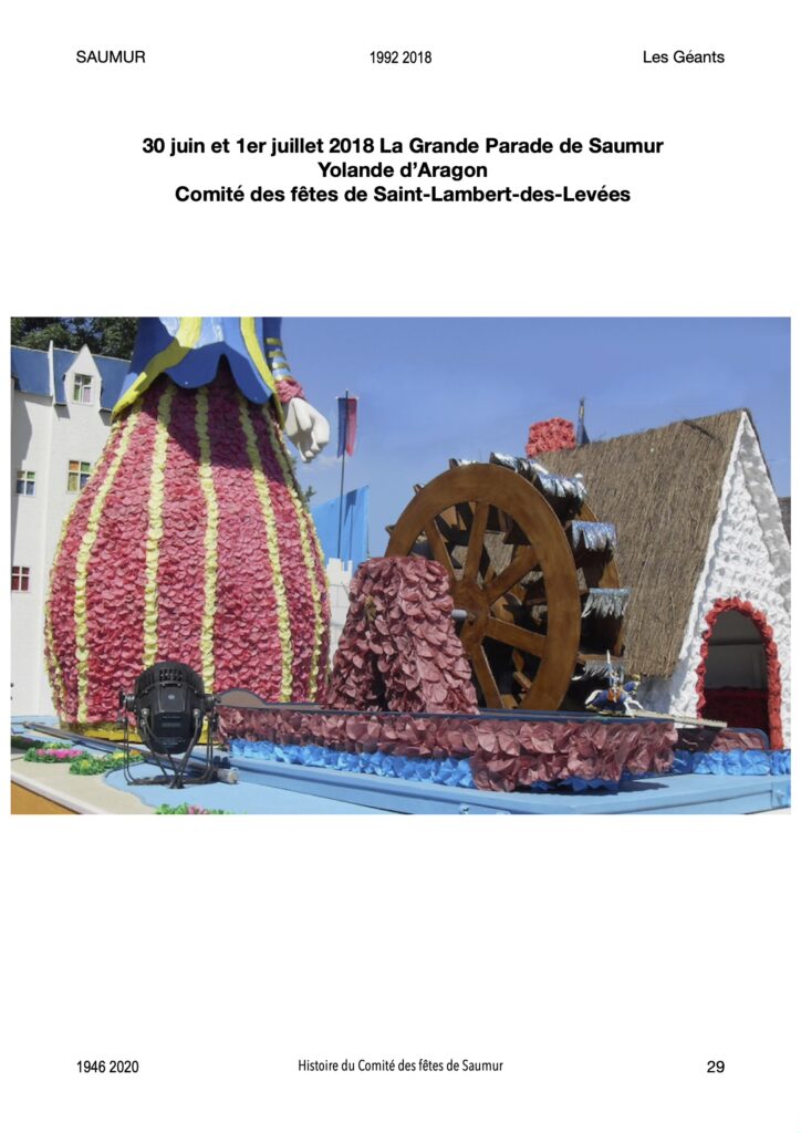 Saumur Mémoires de Fêtes - Les Géants