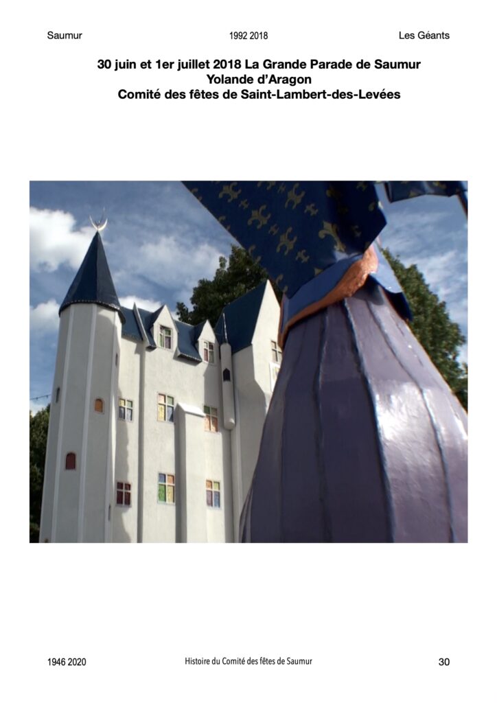 Saumur Mémoires de Fêtes - Les Géants