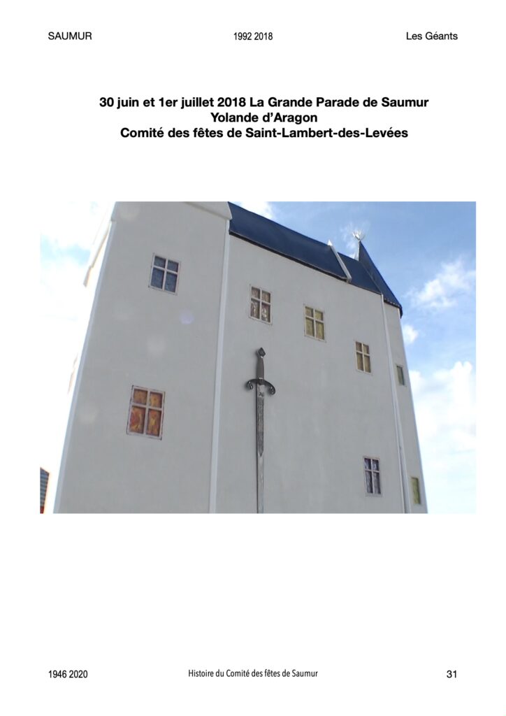 Saumur Mémoires de Fêtes - Les Géants