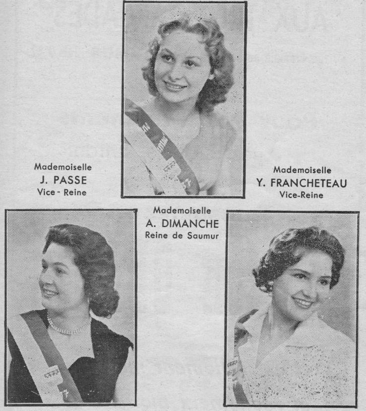 Saumur Mémoires de Fêtes - 1957