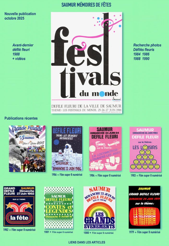 Saumur mémoires de Fêtes