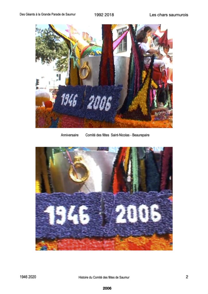 Saumur Mémoires de Fêtes - 2006