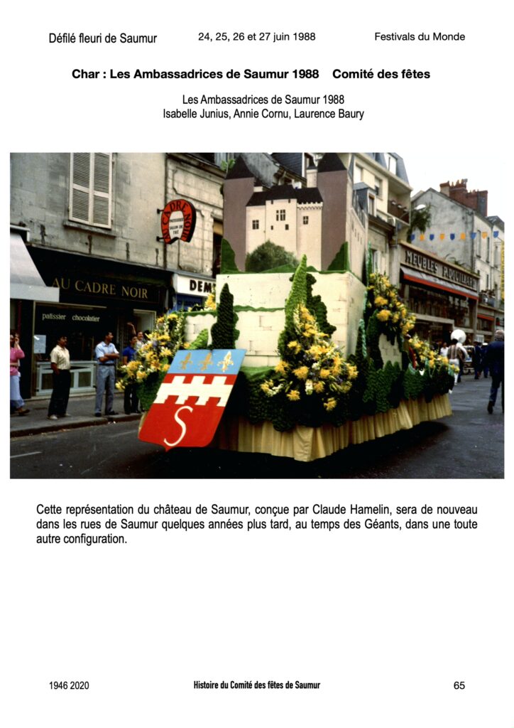 Saumur mémoires de Fêtes - 1988