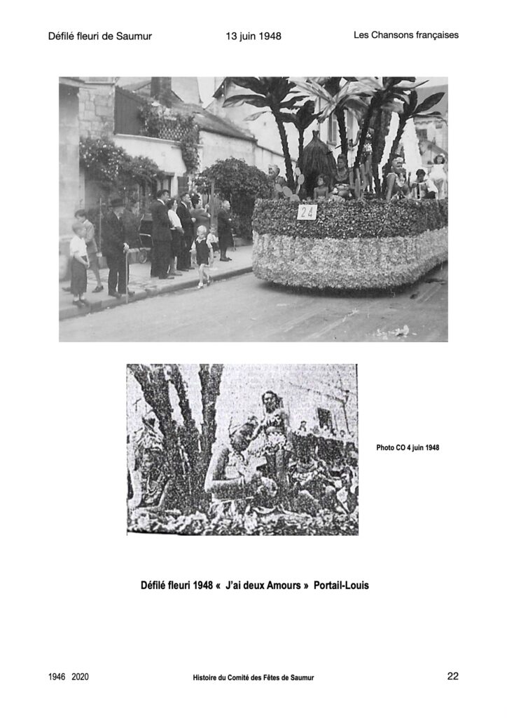 Saumur Mémoires de Fêtes - 1948