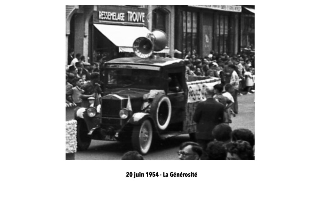 Saumur Mémoires de Fêtes - Bienfaisance et Générosité