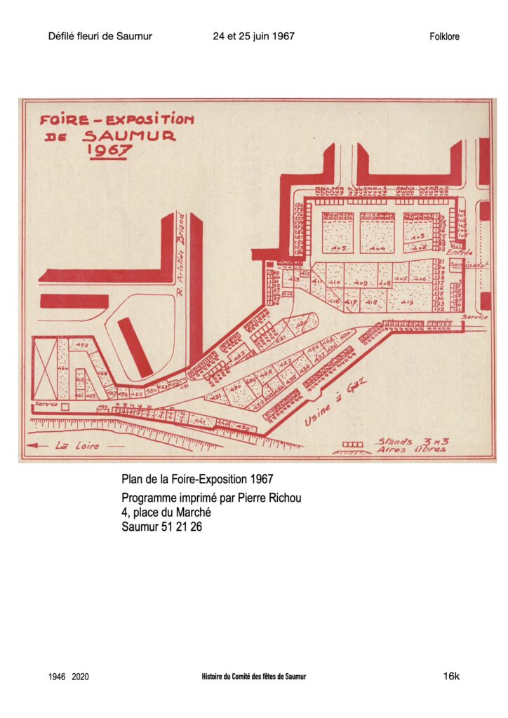Saumur mémoires Fêtes - 1967
