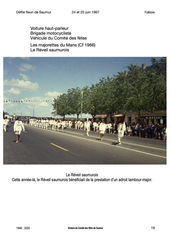 Saumur mémoires Fêtes - 1967