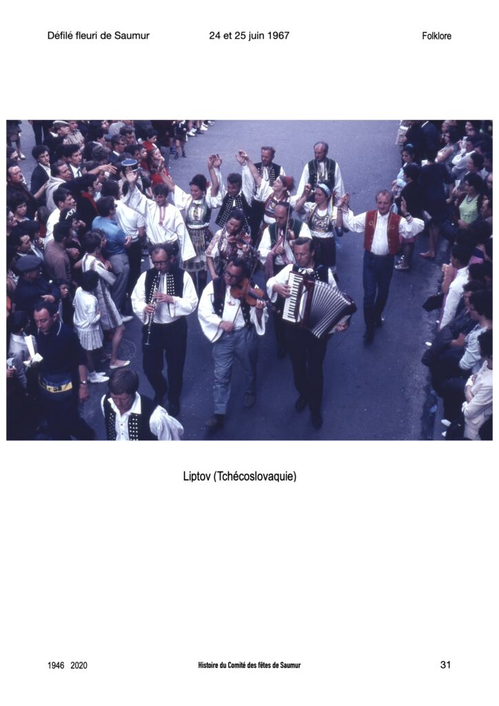 Saumur mémoires Fêtes - 1967