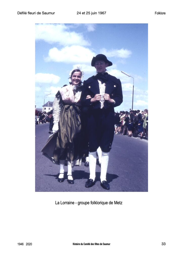 Saumur mémoires Fêtes - 1967