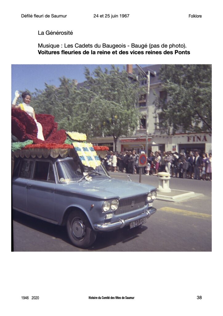 Saumur mémoires Fêtes - 1967
