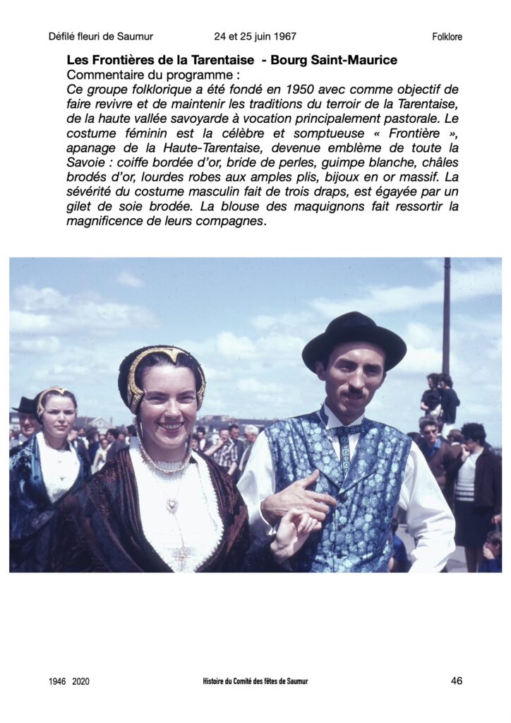 Saumur mémoires Fêtes - 1967